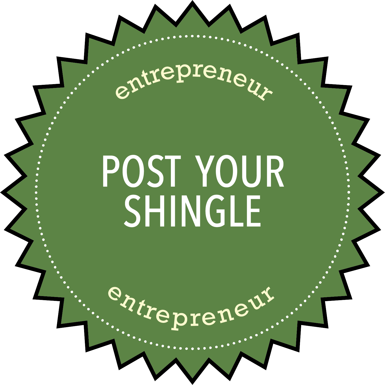 Entrepreneurship: Post Your Shingle