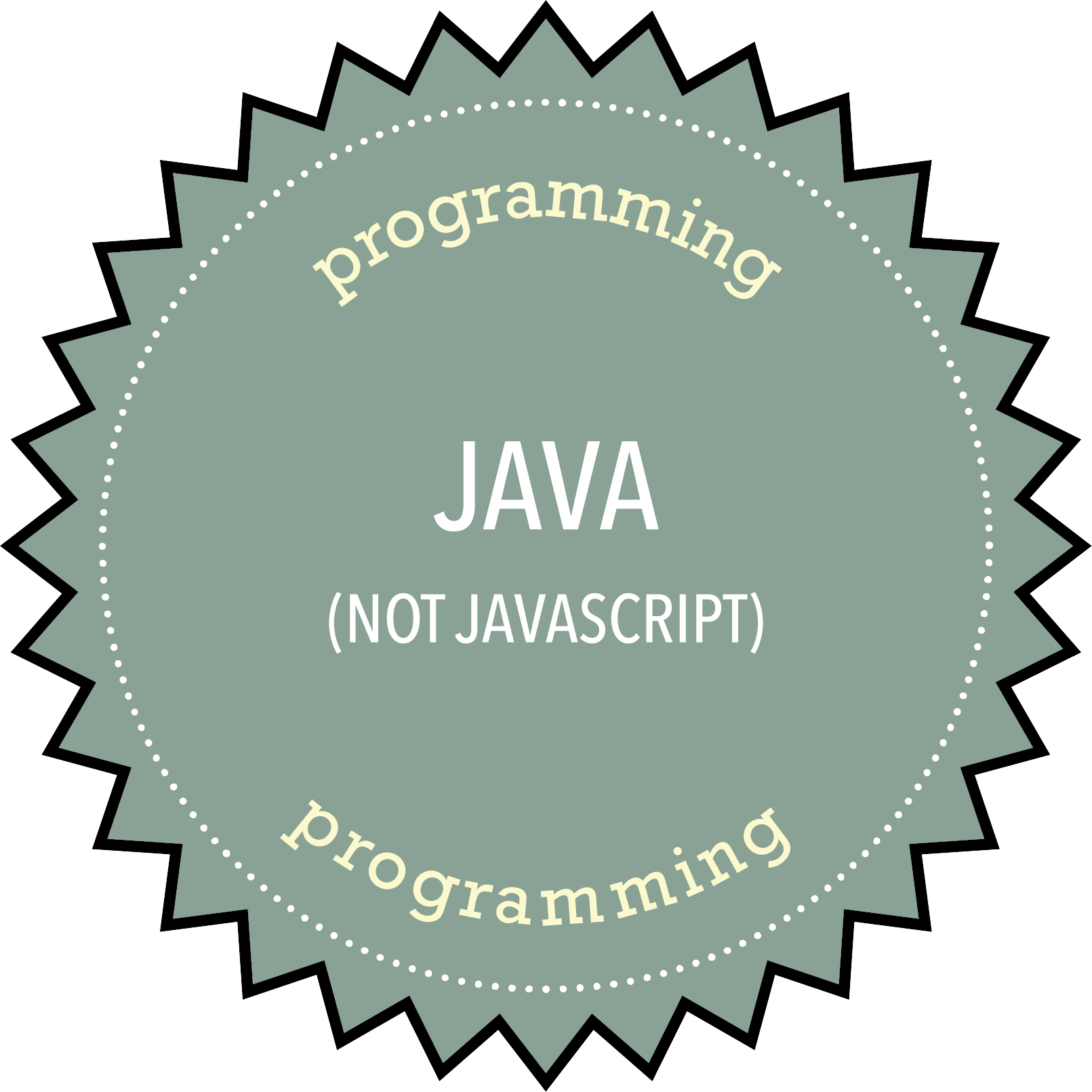 Programming Java Not JavaScript